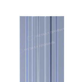 Штакетник металлический МЕТАЛЛ ПРОФИЛЬ LАNE-T 16,5х99 (PURMAN-20-Galmei-0.5)