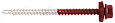 Купить долговечный Саморез 4,8х70 RAL3011 (коричнево-красный) в интернет-магазине Компании Металл профиль.